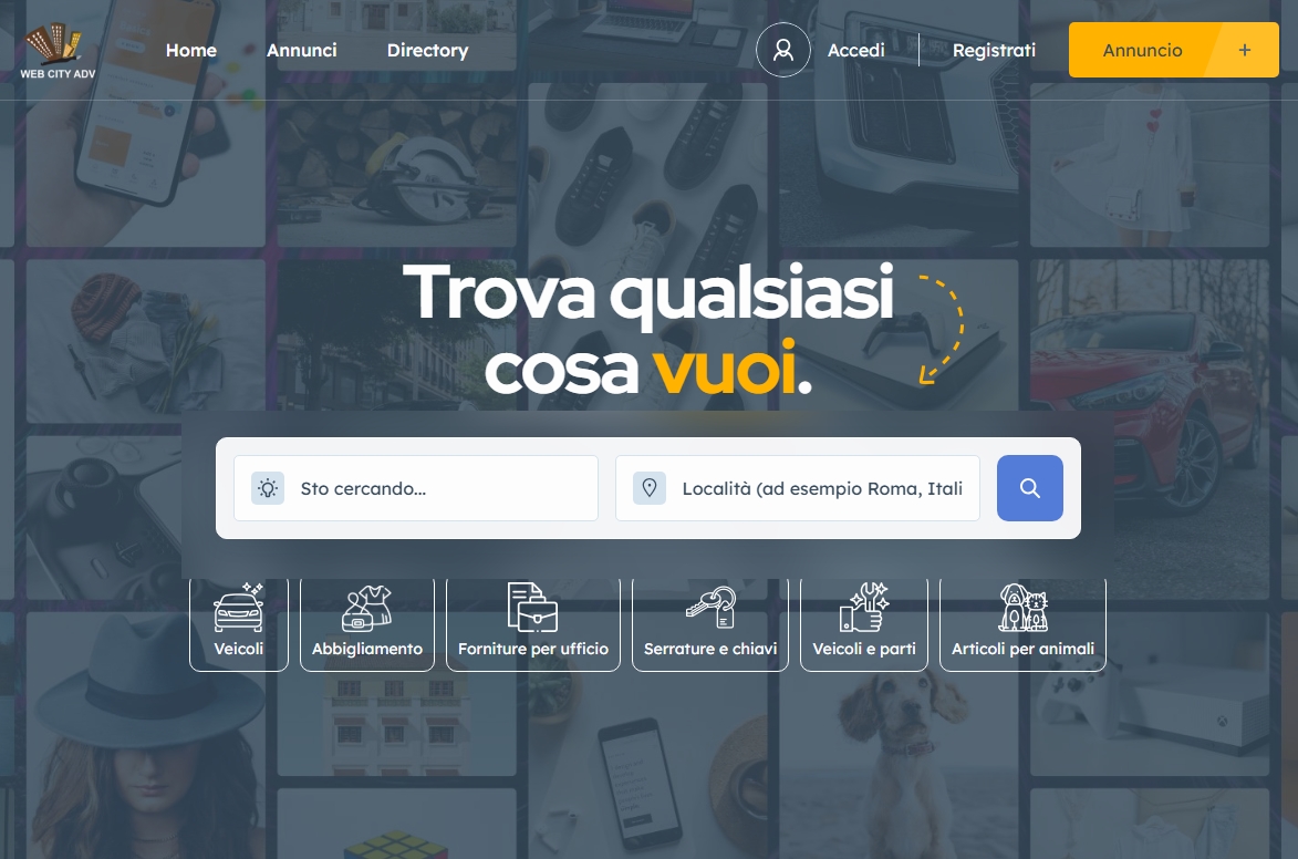 Motore di Ricerca & Web Directory WEB CITY ADV
