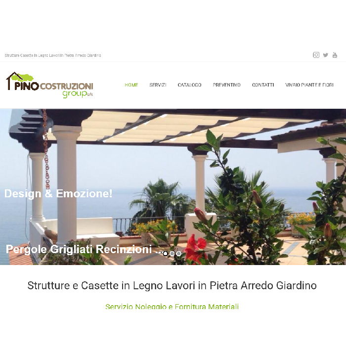 Pino Costruzioni Group s.r.l.s. Casette in legno strutture arredo giardino lavori in pietra Casal Velino Salerno Loc. Portararo www.pinocostruzioni.com