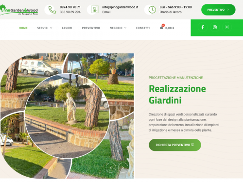 Realizzazione Giardini Progettazione Manutenzione Casal Velino (Salerno) Pino Garden&Wood di Pasquale Pino [www.pinogardenwood.it]
