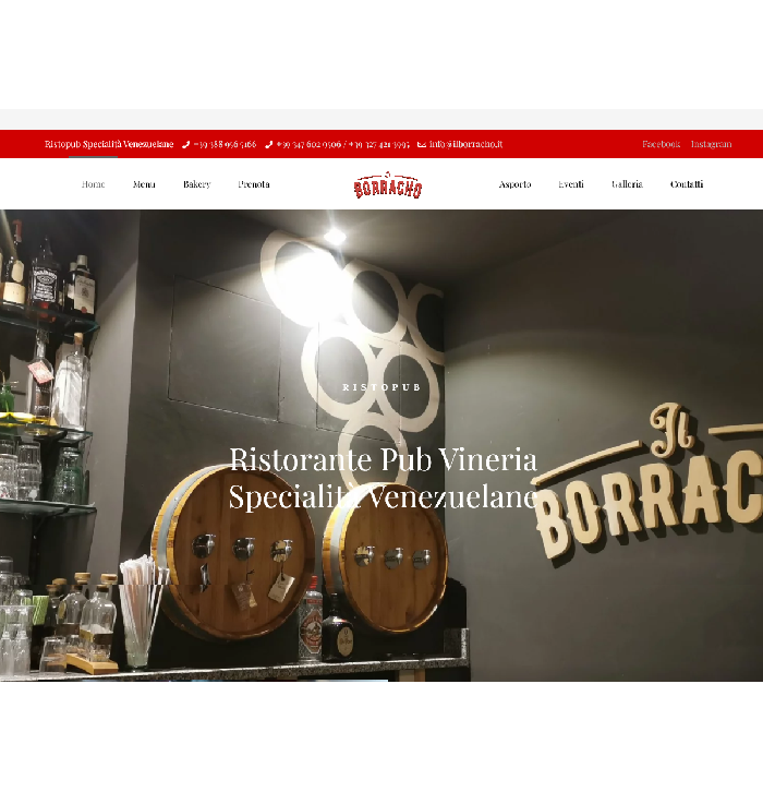 Ristorante Pub Vineria Specialità Venezuelane | Il Borracho Pellare (Salerno)