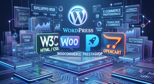 soluzioni web wordpress html css w3c e-commerce woocommerce prestashop opencart mc online solutions